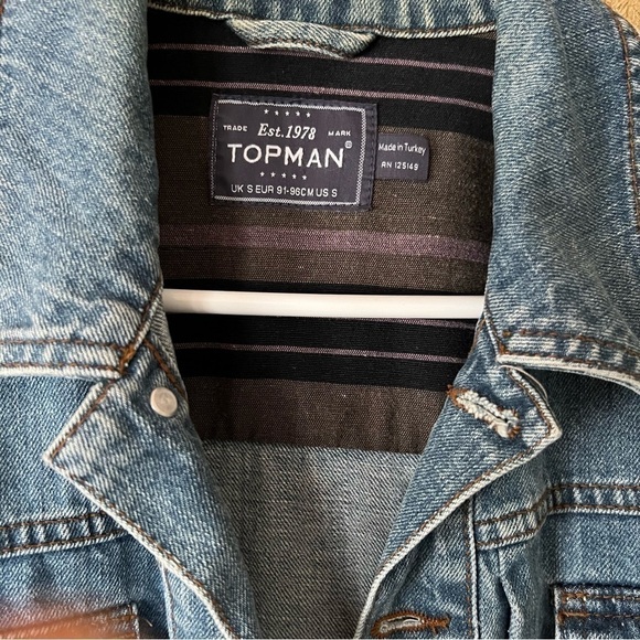 TopMan Denim Jacket​​​​​​​​​​​​​​​​​​​​​​​​ - Picture 2 of 3